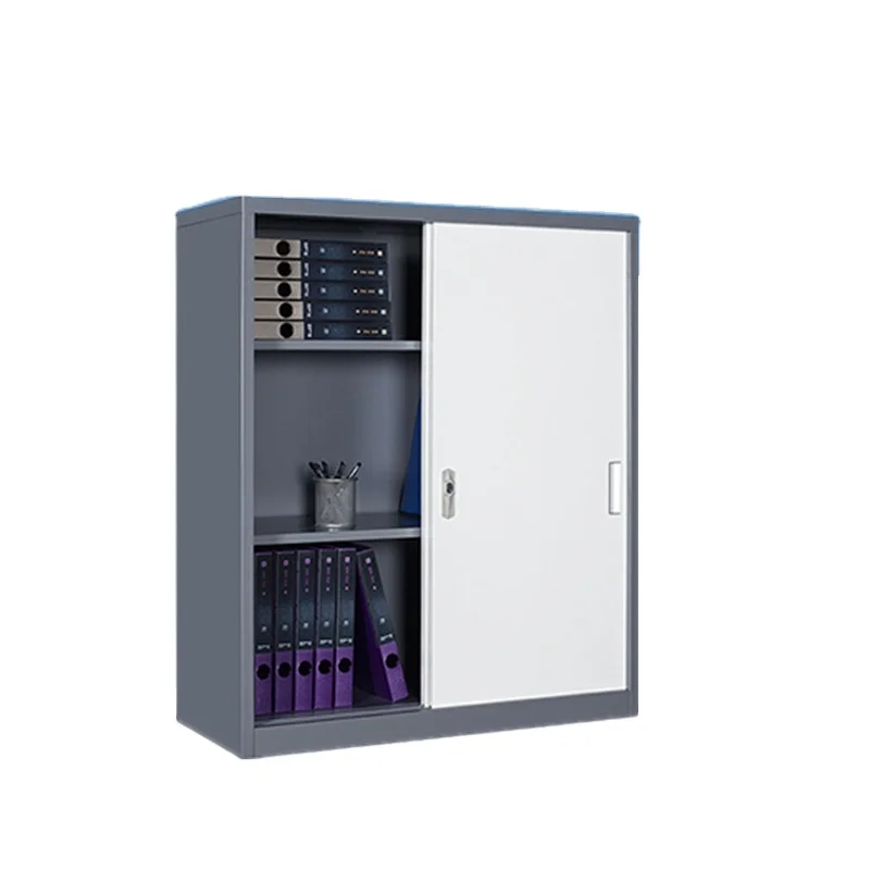 KD Archive Sliding Door Small Steel Cabinet Storage Cupboard