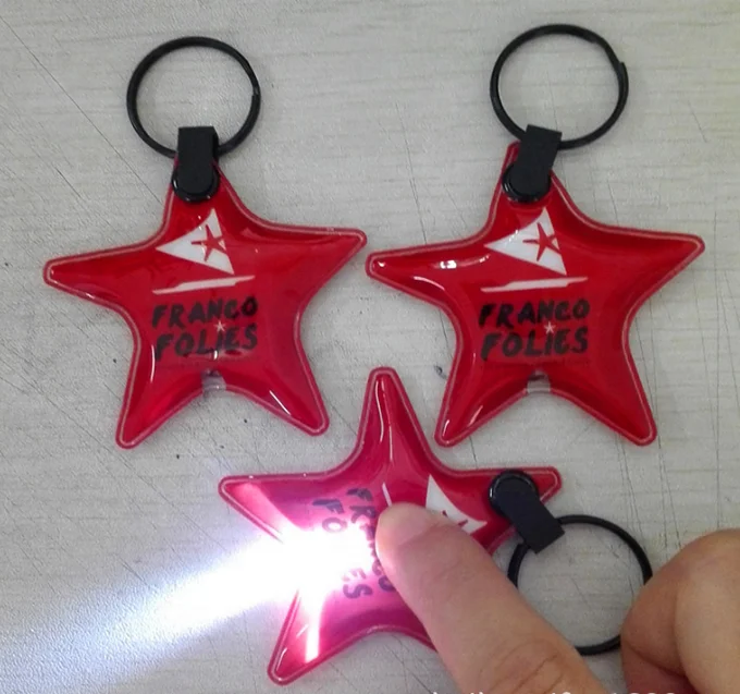 Souvenir Gifts Pvc LED Keychain Light,Custom Promotion Product,Wholesale Cheap Keychain