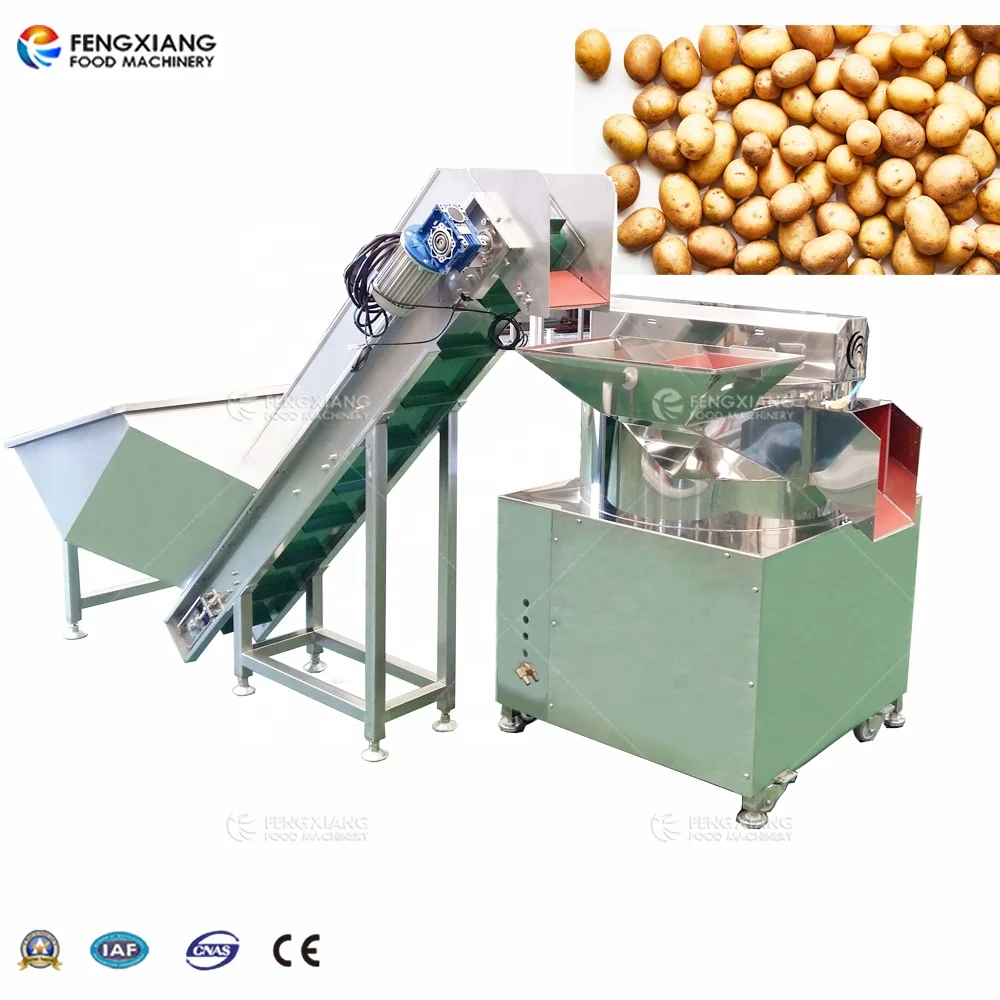 Commercial Potato Taro Root Vegetable Knife Peeling and Washing Peeler Machine