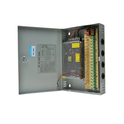CCTV Distributed Power Supply Box 12V DC 18 Ports / 10 Amps