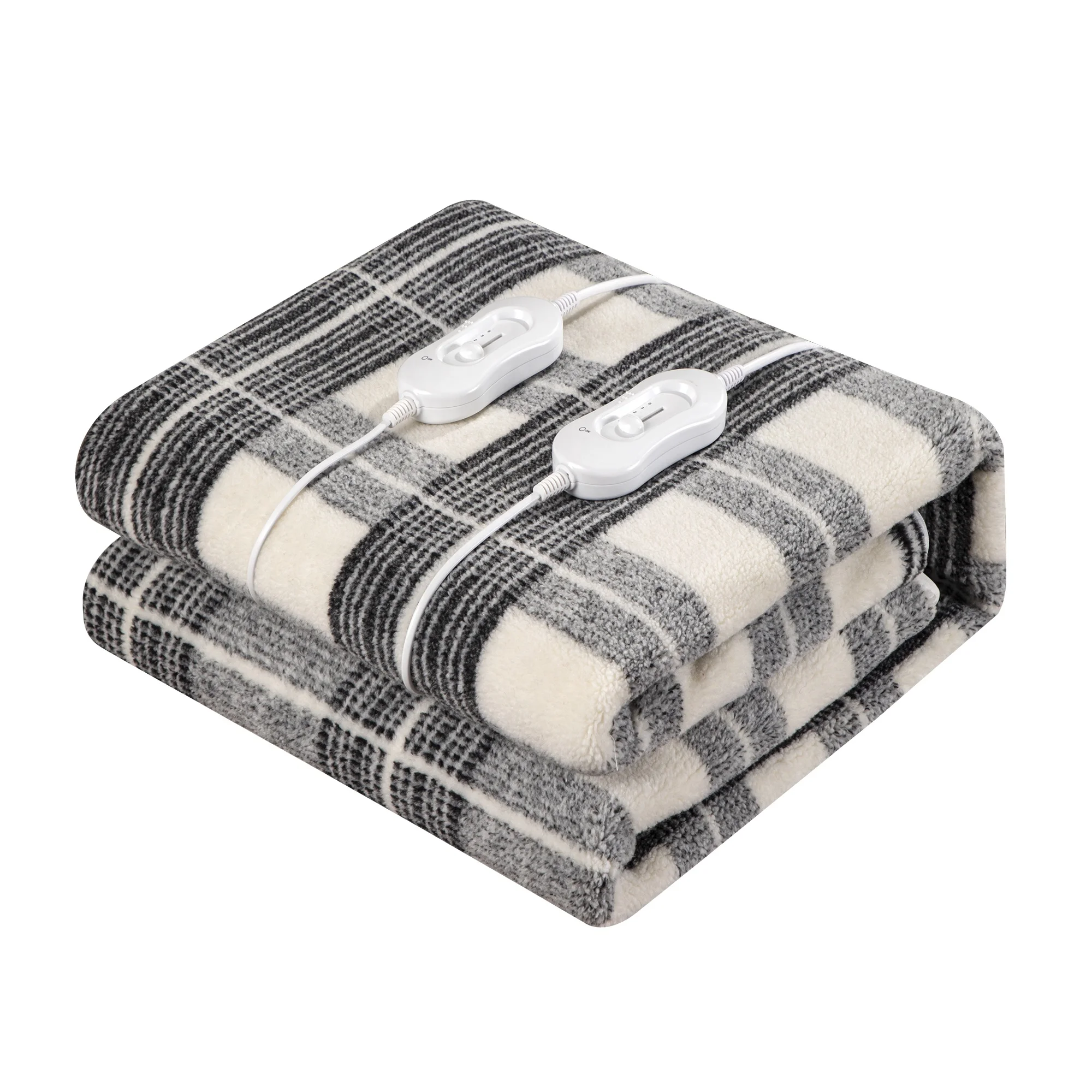 220v 240v Machine Washable Soft Comfort Fast Heating Electric Blanket Single/Double Size