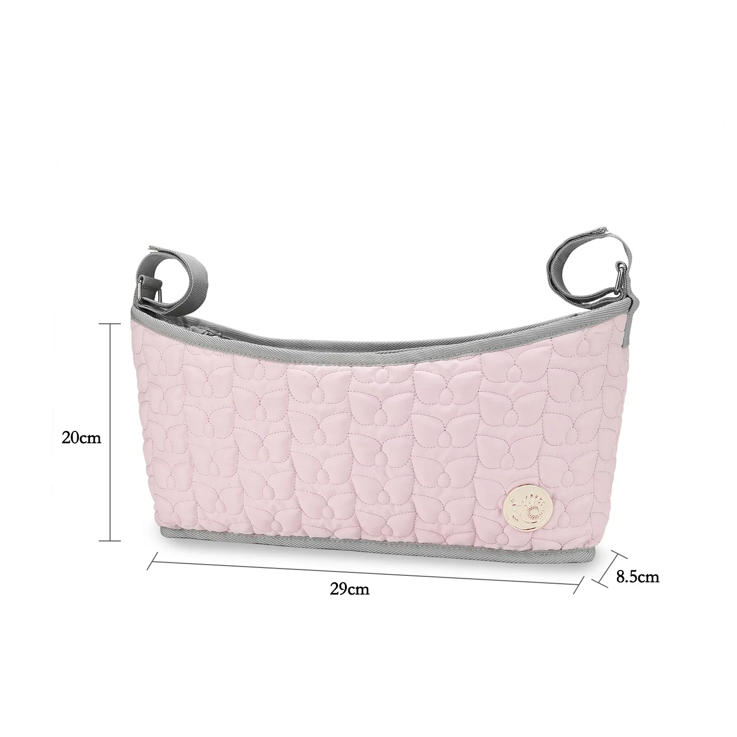 Waterproof Custom Logo Baby Stroller Organizer Storage Diaper Bag Hanging for Mommy Mother with Bottle Compartments Infant Care