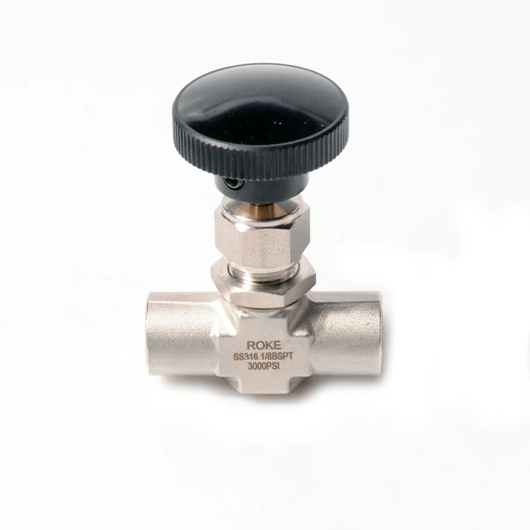 Stainless Steel ss316 Female Thread Needle Valve/ Integral Bonnet