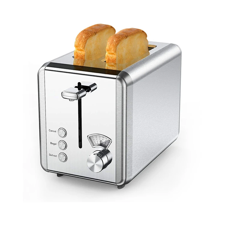 Высокое качество 500w тостер сэндвич печь для пиццы автоматически закрывается, 2 ломтика портативный тостер