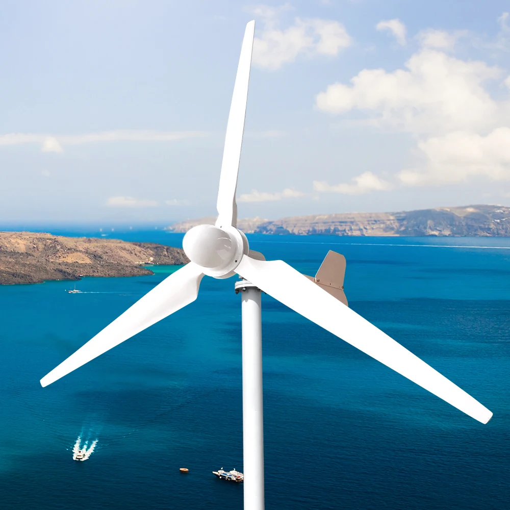 2023 New Arrival SK 2KW 24 48 96 volt Wind Power Products Low Speed Wind Turbines 24V