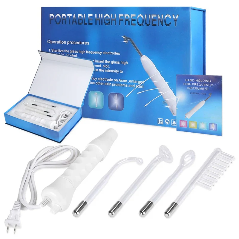 Portable Handheld Skin Therapy Wand High Frequency Facial Machine