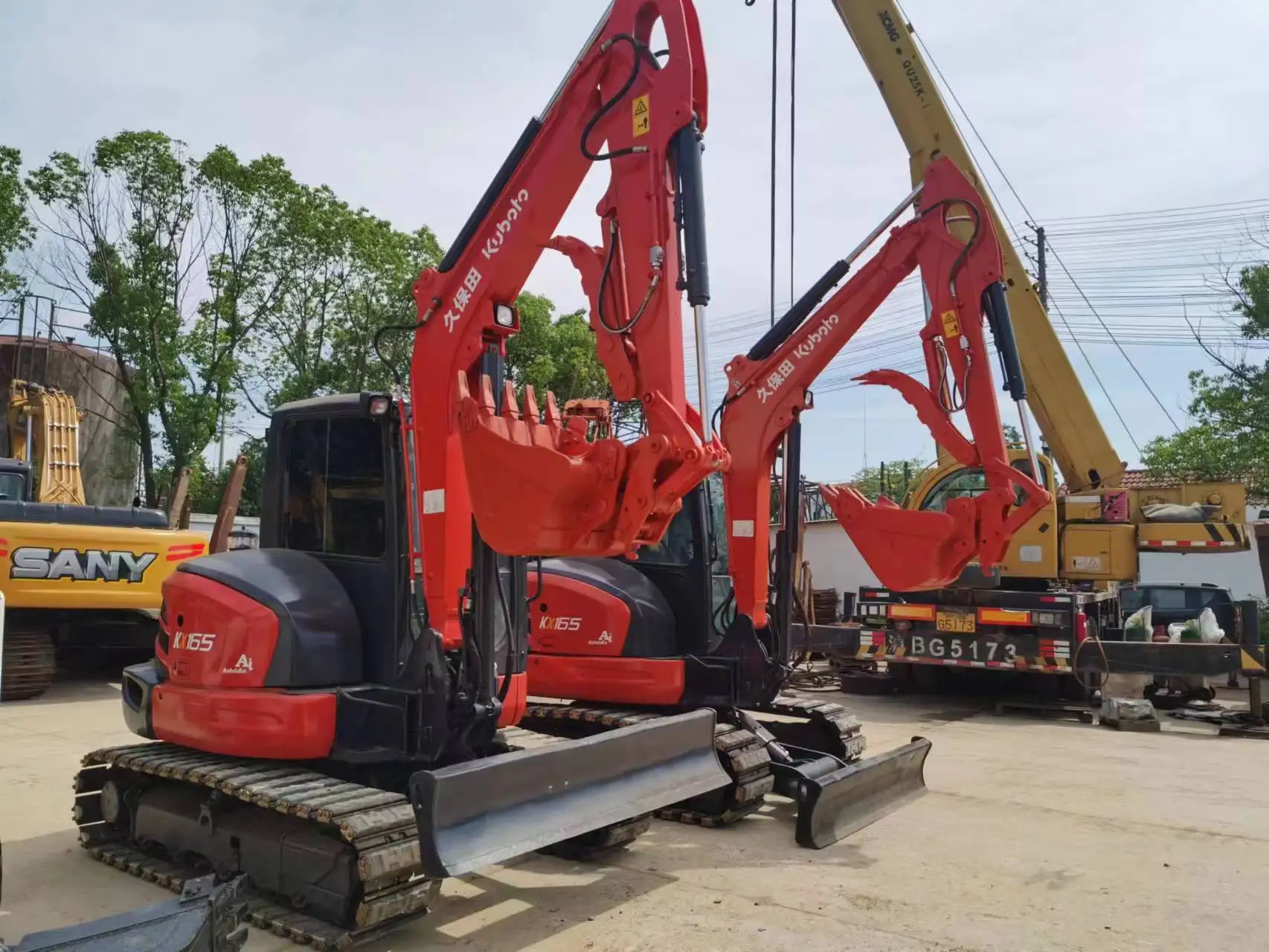Mini Kubota excavator 6 ton KX165 excavators kubota digger kx163 kx155 kx161 machine prices for sale