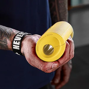 INNSTAR Non-slip Silicone weight lifting Barbell Fat Barbell OVAL GRIPZ