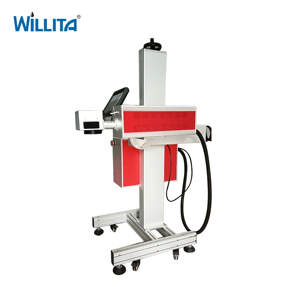 
20W 30W Industrial Small Portable Mini Batch Number Logo CO2 Laser Marking Machine For Non-Metal Materials 