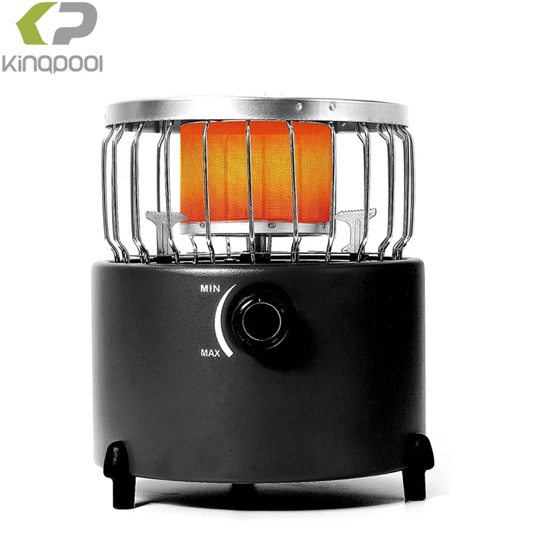 Kingpool Outdoor Portable Fishing Hiking Gas Stove Propane Butane Tent Heater Camping Mini Ocarina Gas Heaters Stove