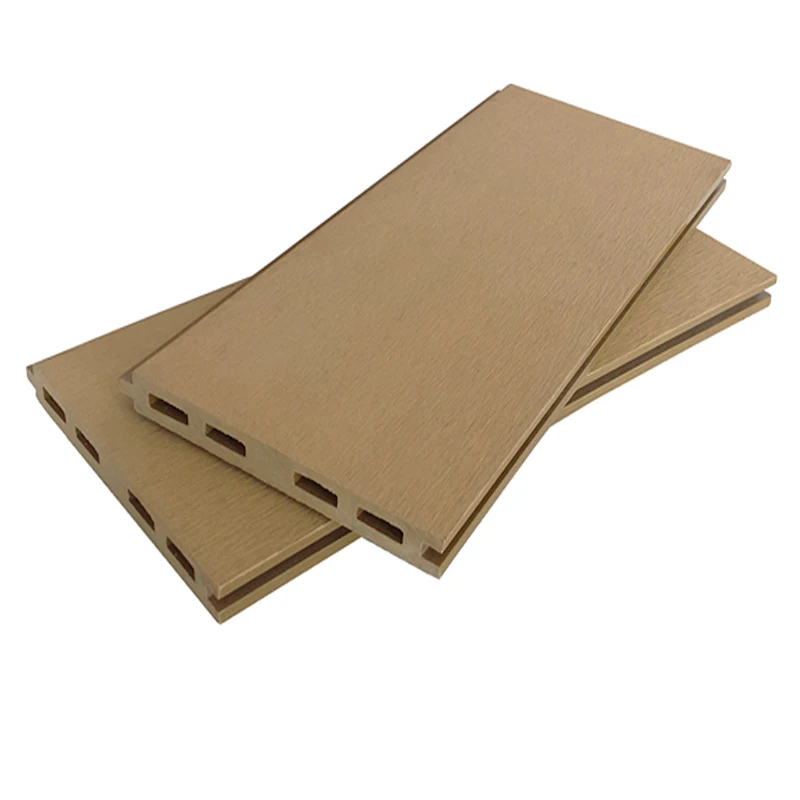 Outdoor exterior materials wpc flat louver pvc wall panel cover panel cladding panel plastic wood wall