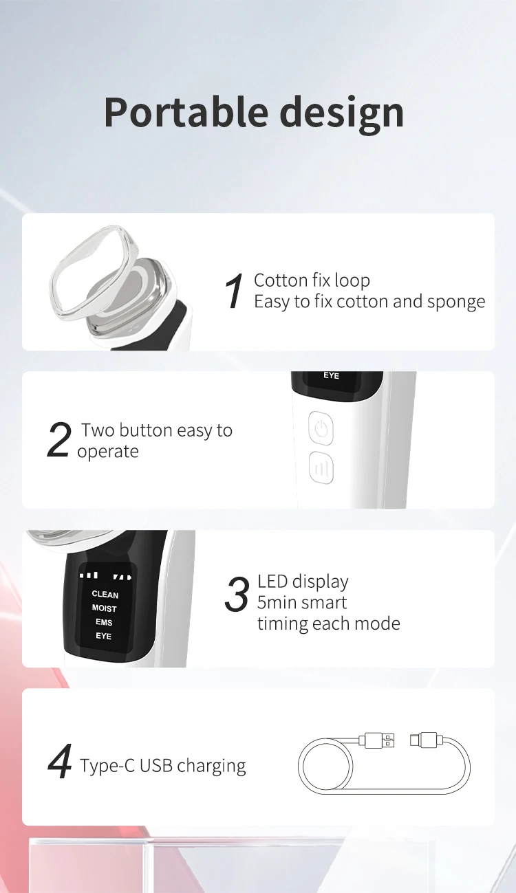 Customization Facial Device Cheap Facial Massager Home Use Skin Tightening Machine Light Therapy for Face Eye Neck Lifting