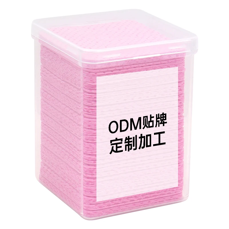 Wholesale Lint Free Paper Cotton Eyelash Glue Remover Cleansing cotton Sheet Nails Art Polish Makeup Clean