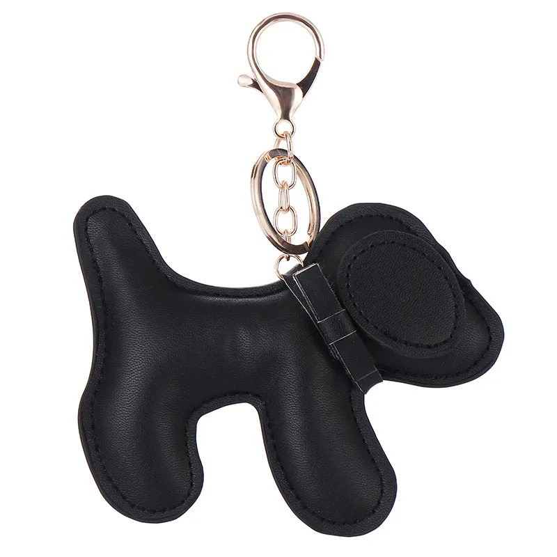 Cute Horse Keyring Animal Key Chain Women Bag Charm Pendant Accessories Horse Keychain Alloy Luxury Handmade PU Leather Gift PVC