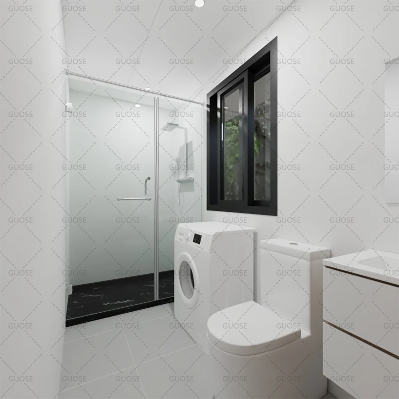 Modular Mobile Homes Prefabricated Two Bathrooms Prefab Houses  3 Bedroom House Plans Drawing Container House