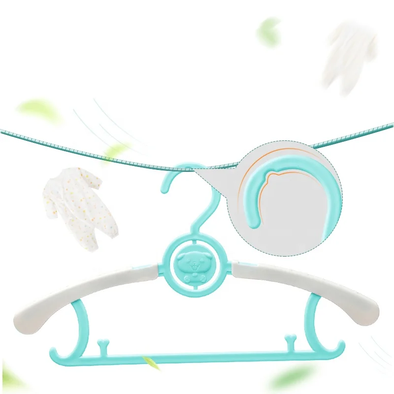 5pcs/set Adjustable Kids Clothes Hangers Plastic Telescopic Non-Slip Baby Children Clothing Hanger