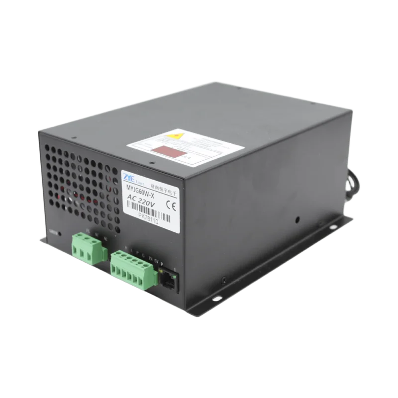 ZYE MYJG 60W CO2 Laser Power Supply with display for CO2 Cutting Machine and Engraving Machine