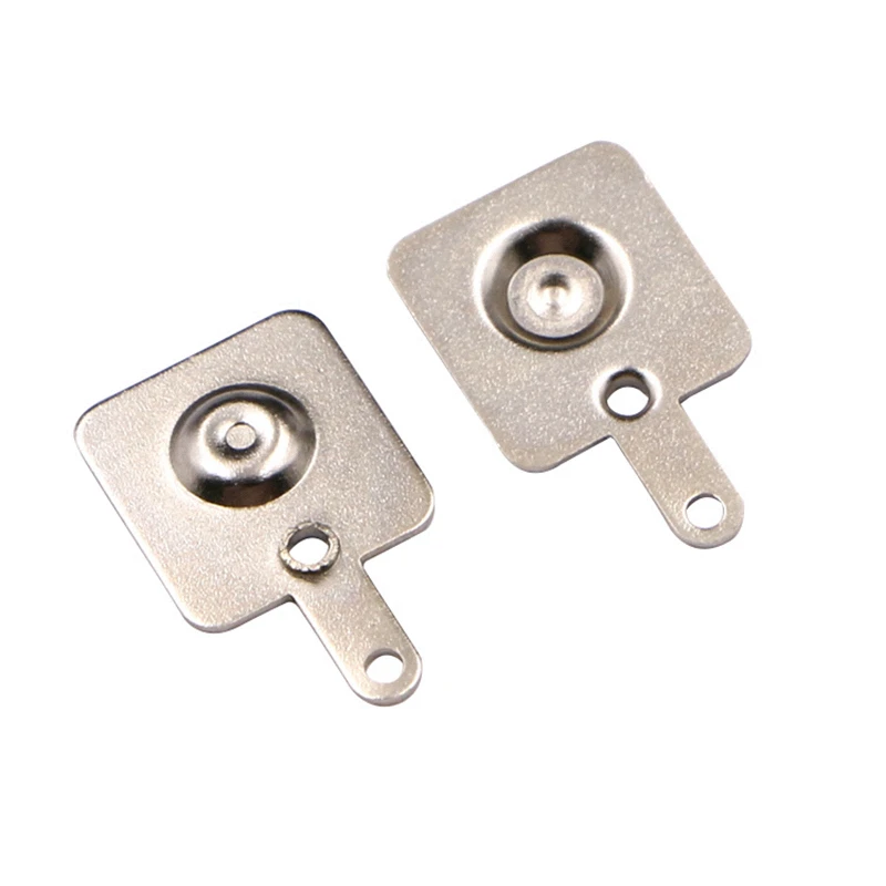 Custom High Quality Metal Remote Control Plate With Battery Spring Contact Components Parts  A, AA, CR2 Battery Connector Plate