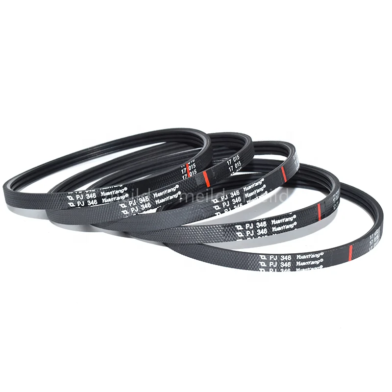 pj346lastic multi-rib belt multi-groove belt conveyor roller drive belt