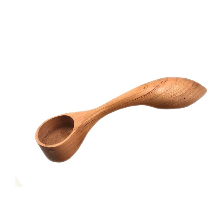 Hand Carved High Grade Cherry Wood Coffee Scoop Ant Shaped Solid Wooden Tablespoon With Different Sizes