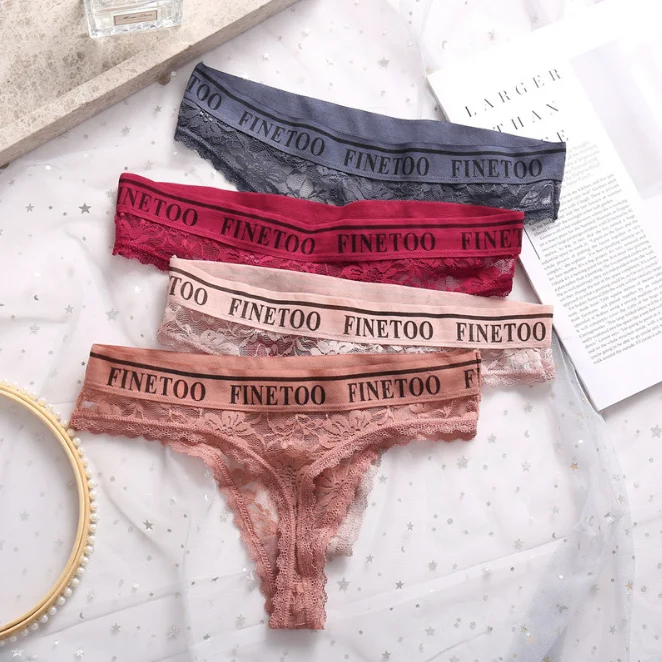 
Hot Sale Transparent Women Panties Sexy G-String Lace Women Underwear Thong 