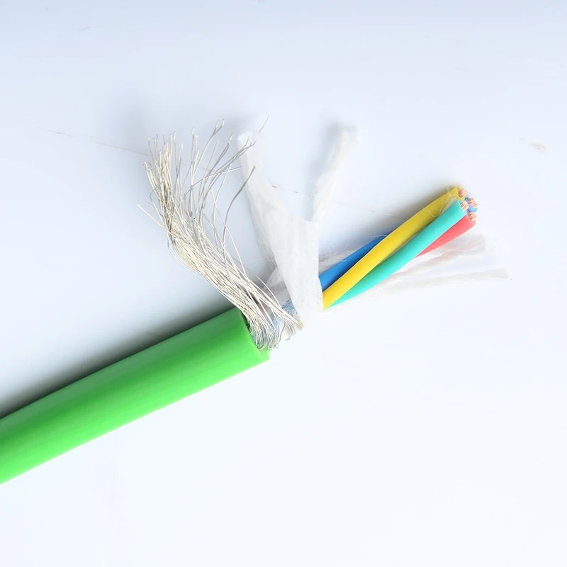 Braided Shielded High Flexible Control Cable Hf-cy(st) 10x2x0.75mm2 Trvvp Twisted Shielded Cable