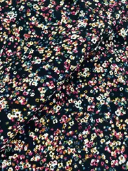 Rayon Nylon Spandex soft stretch fabric printed bengaline fabric for clothes