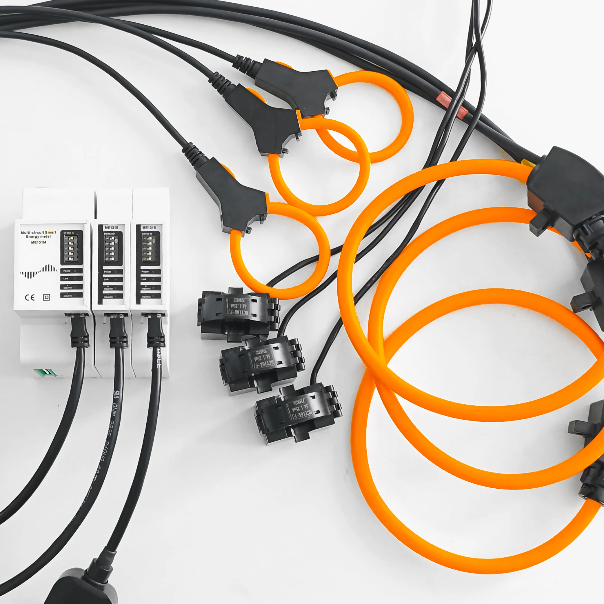 Multi loop monitoring Modbus RS485 three phase power meter for Low voltage cabinet busbar pole mounted transformers
