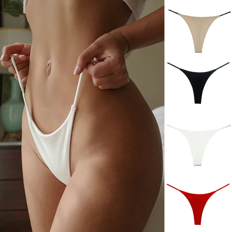 Wholesale Custom Pattern Women Low Waist G-string Panty Lady Sexy Underwear Tanga De Mujer Mini Thong