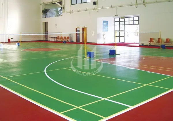Factory direct supply competitive prices of durable hot - selling  lightweight  2-5 mm thickness  PVC Roll  Sport flooring