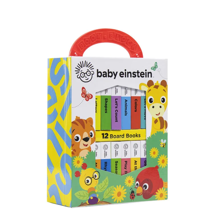 Custom board books kids  picture coloring printing paper book children story books with custom bag