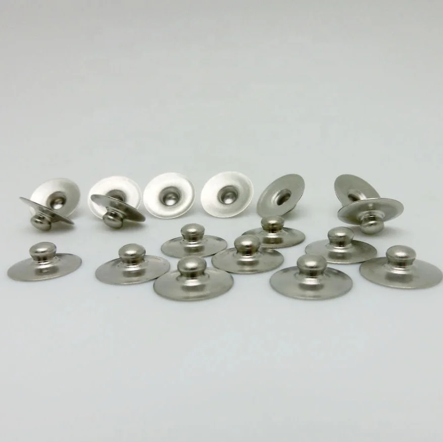 low price high quality H65 brass 3.9mm male ecg snap button compatible for 4.0mm female ecg snap