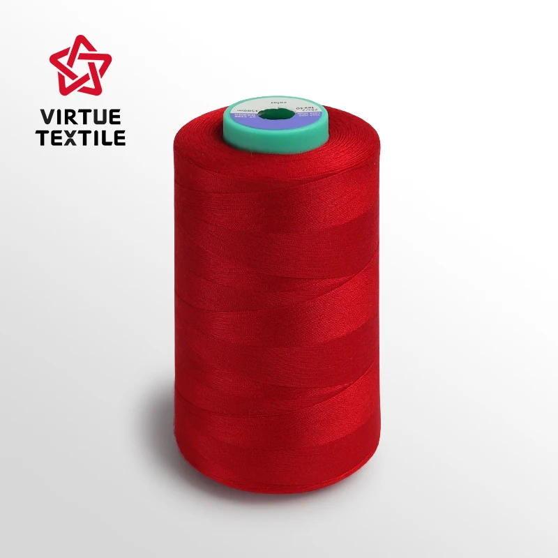 Poly Poly Core Spun Yarn hilo chino 40/2/3 5000y dyeing tube factory directly manufacturer for sewing