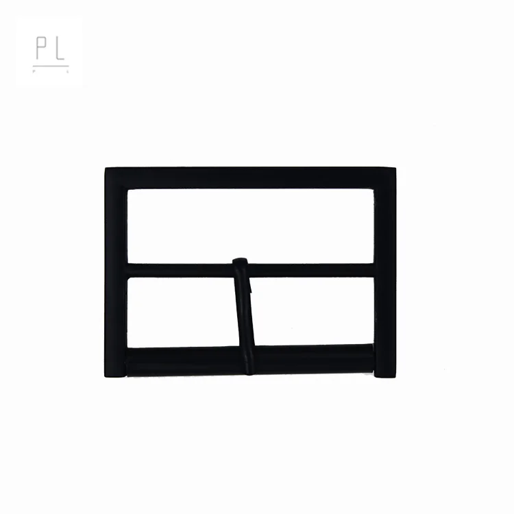 Manufacturer wholesale Latest design Pin Belt Buckle Silver Plated Metal Alloy for  support OEM Logo Style