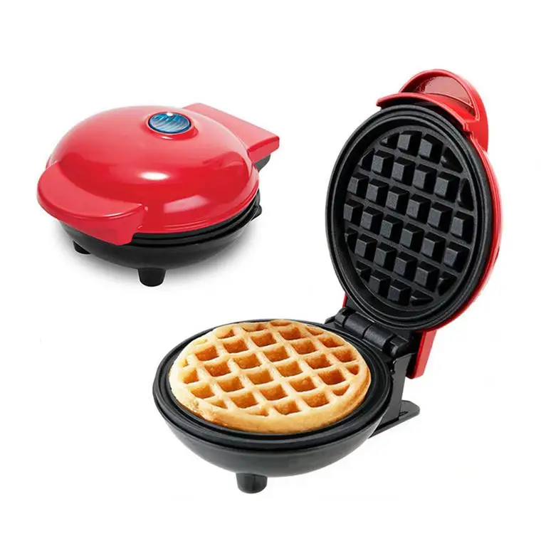 Electric Waffles Maker Machine, Kitchen Cooking Appliance for Kids Breakfast Dessert Non-Stick Pan Pot/