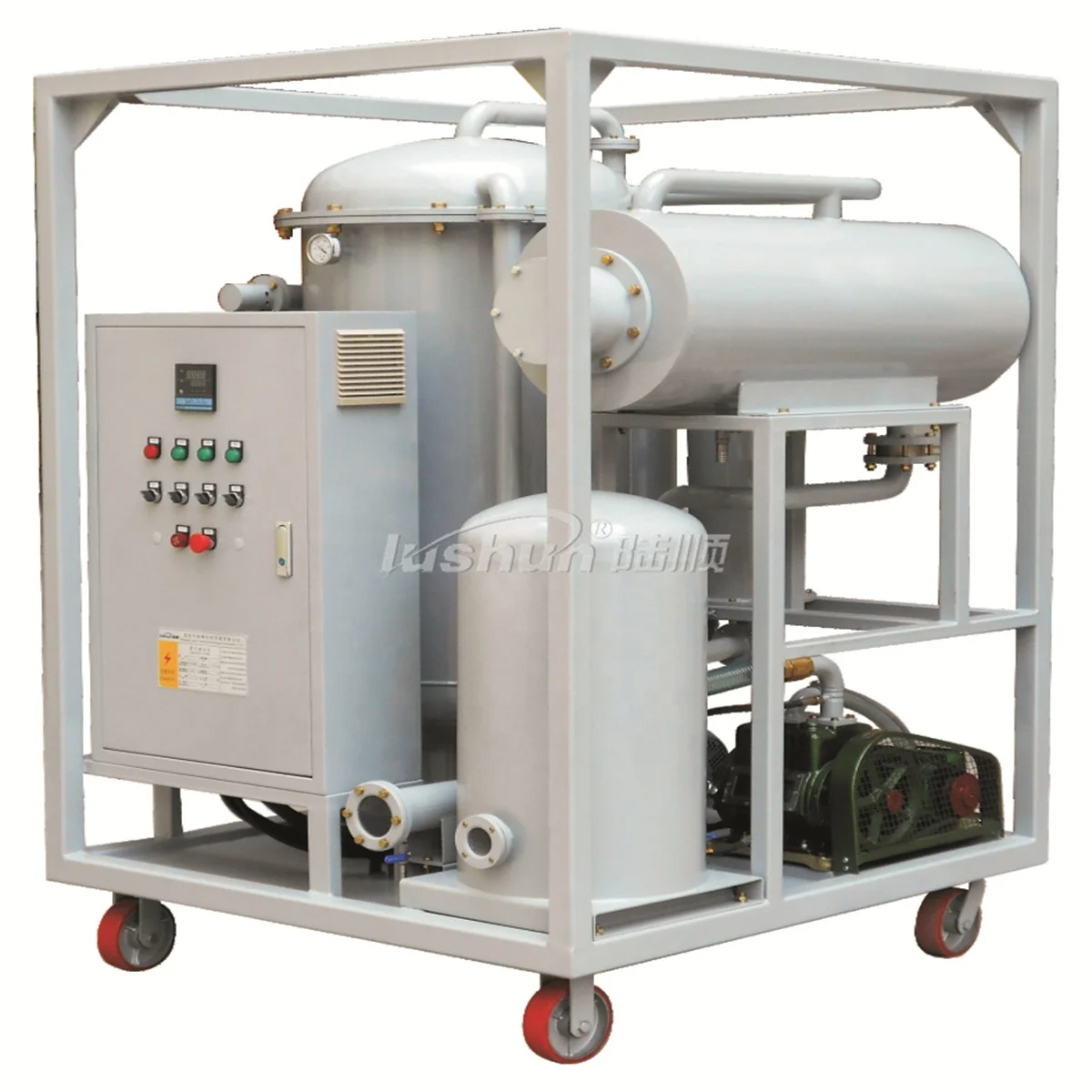 30Lpm mobile turbine lubricating oil purification machine