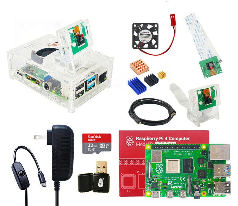 (BOCHUAN Best Price) official raspberry pi 2gb/4gb/8gb ultimate kit