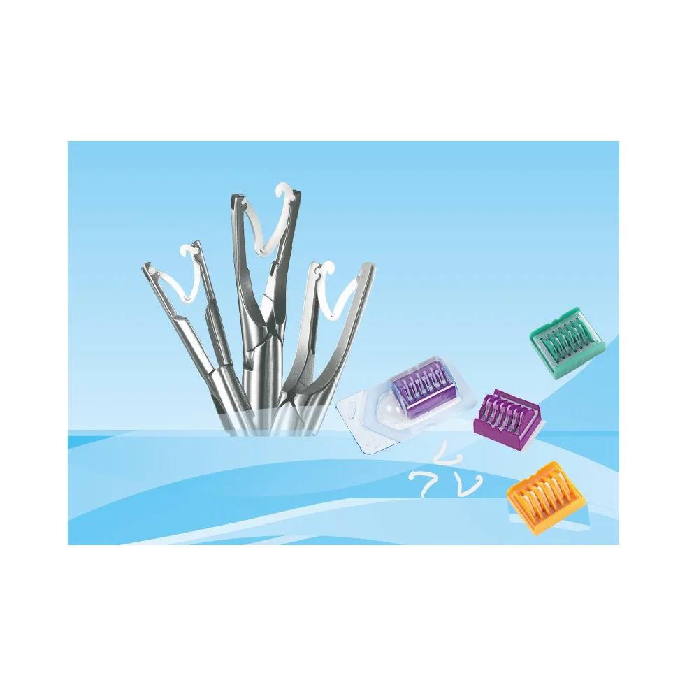 Hemolock clips for both open surgery and laparoscopic surgery