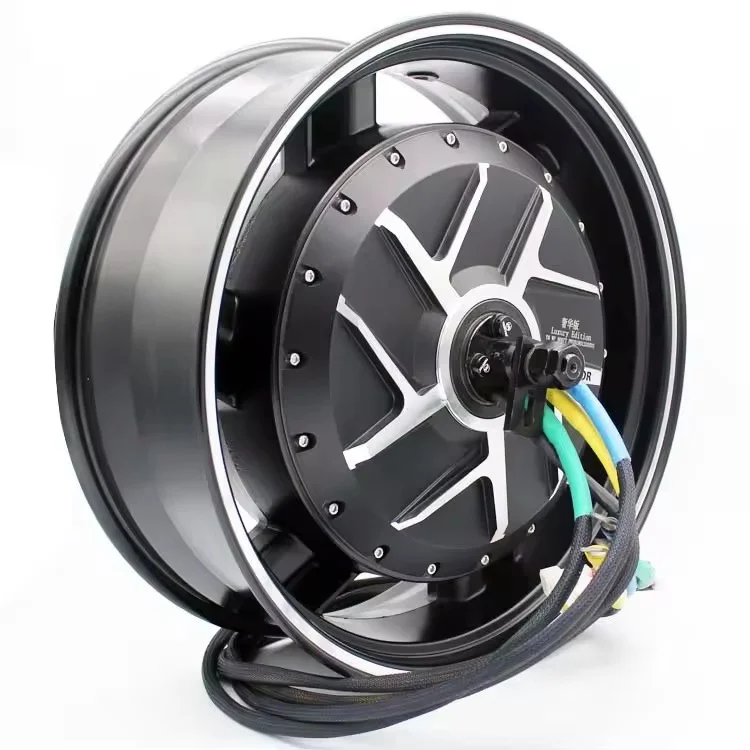 YM 17inch6.0  10kw hub motor electric motorcycle motor  for sale