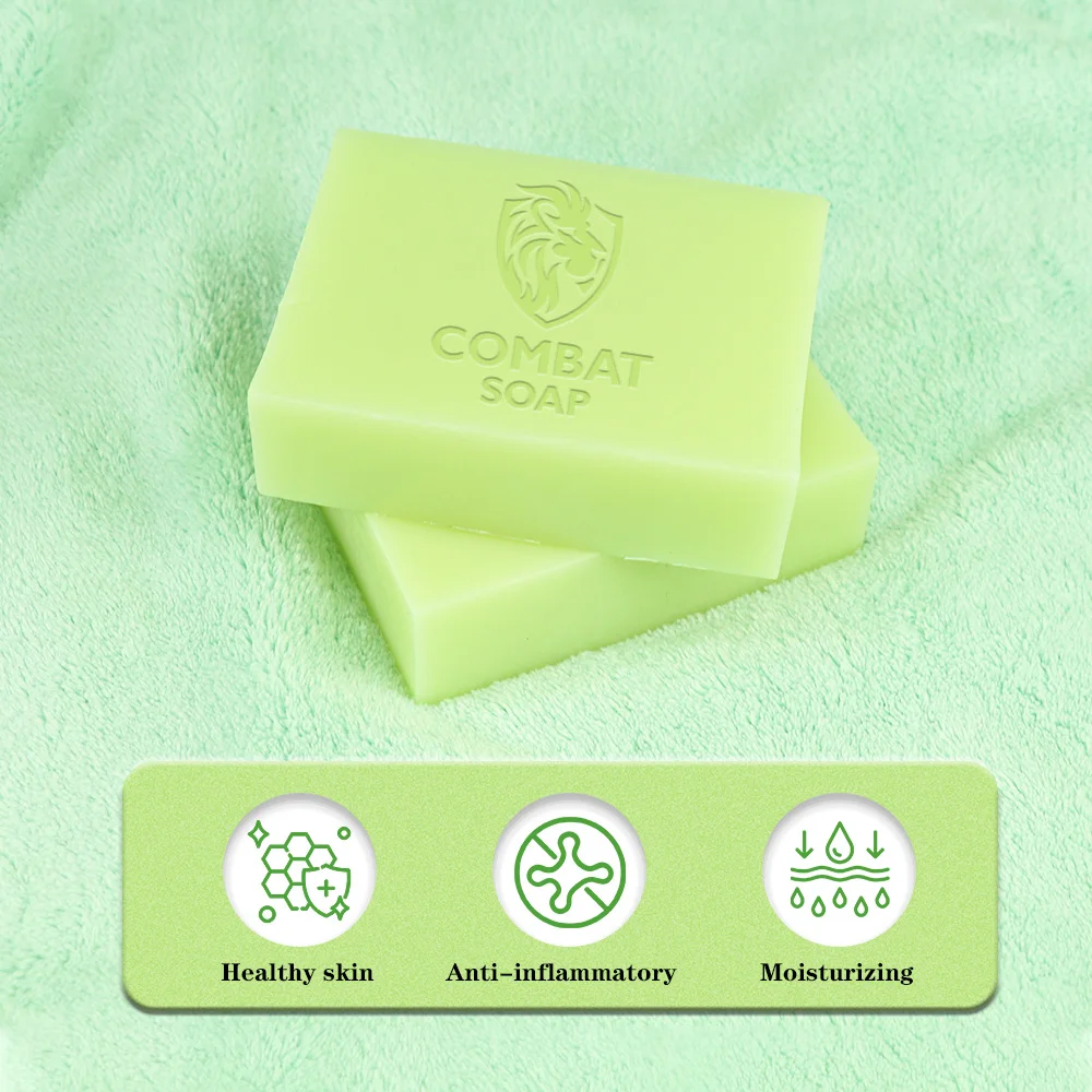 Factory Charcoal Combat Anti Acne Organic Soap Bar Handmade Moisturizing Anti-inflammatory Hand Made Soap Manufacture