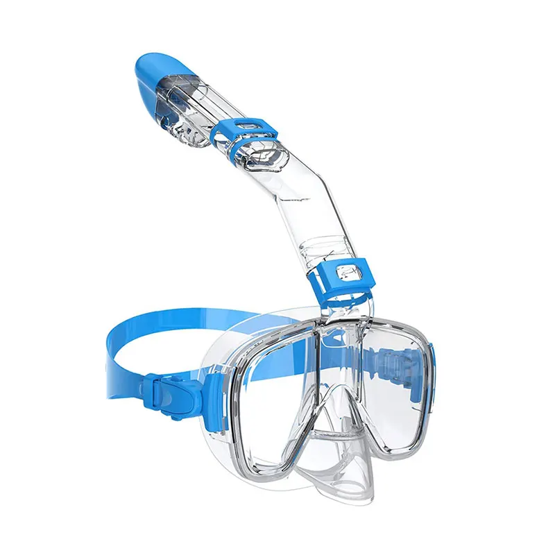 Diving Masks Full View Safe Breathing System Face Snorkel Diving Masks Adults Or Kids Swimming Mask