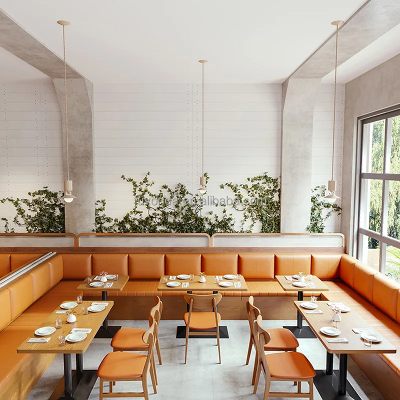 customize wooden restaurant booth leather sofa luxury american restaurant indoor booth seating sofa