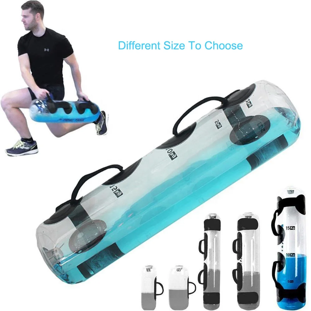 Customized LOGO Ball Shape Weight Lifting Ball Adjustable Aqua Bag 5-30kg Fitness Aqua power bag