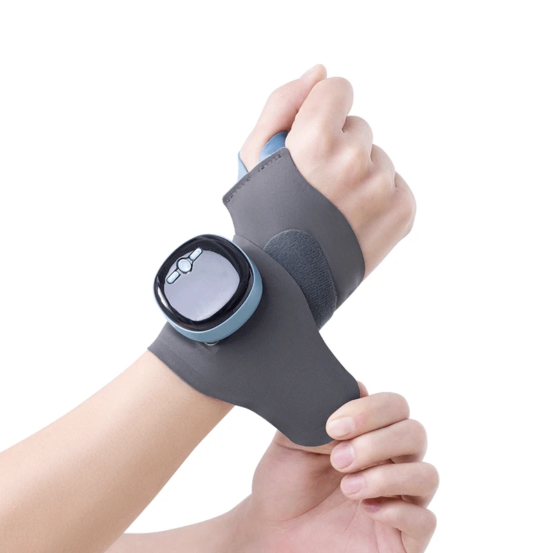 Tech Love Portable EMS Wrist Guard with Infrared Heat and Vibration Therapy for Improved Mobility