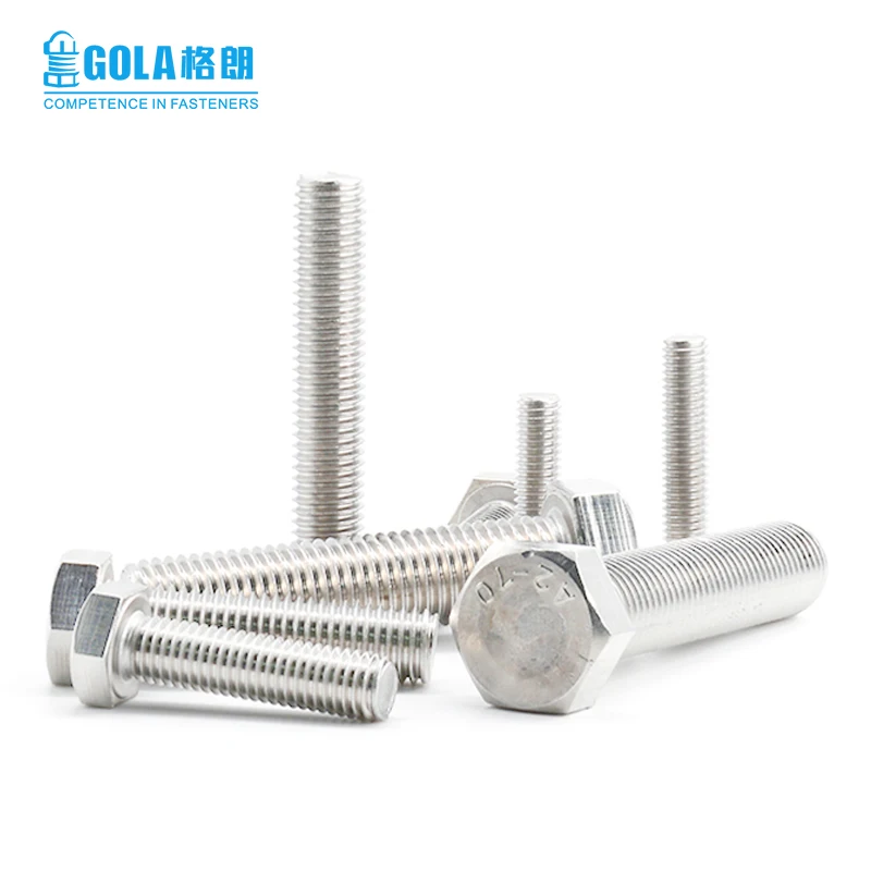 
 DIN933 DIN931M6 M8 M10 M12 M14 M16 M20 SS304 SS316 нержавеющая сталь болт с шестигранной головкой A2-70 A4-80 болты с шестигранной головкой болты и гайки  