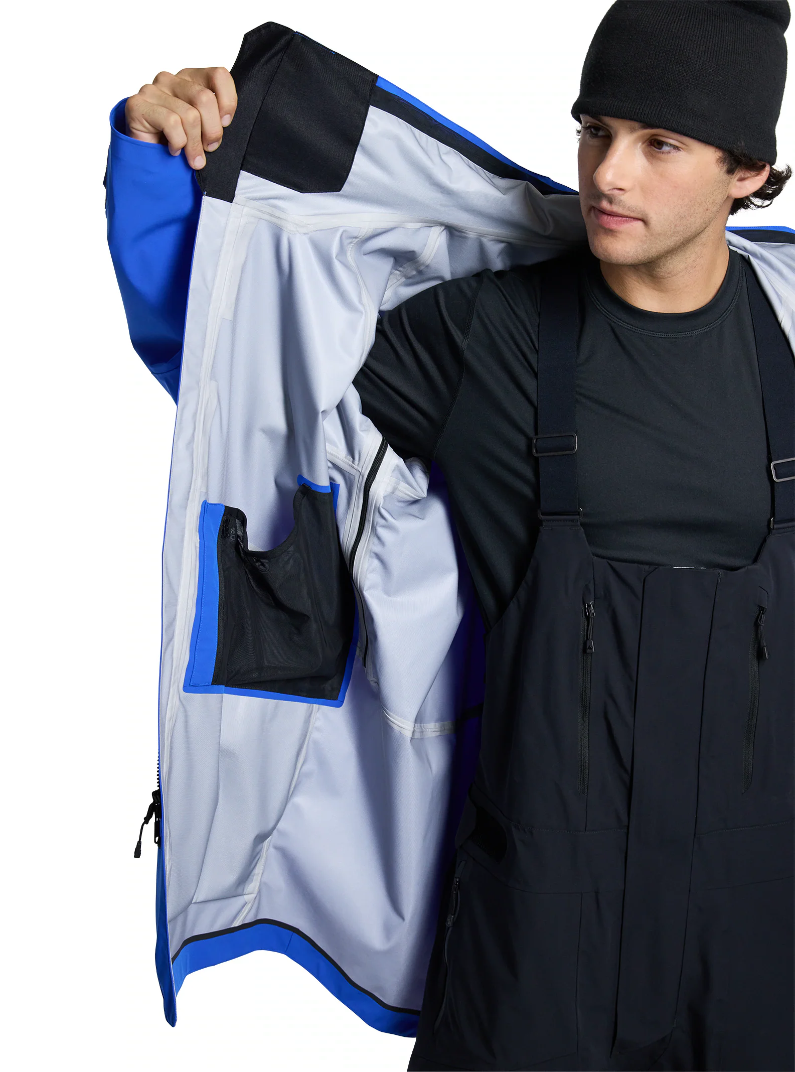 High quality 3L trench hard shell Jacket for snowboarding unisex baggy winter ski snow waterproof jackets full taped seams
