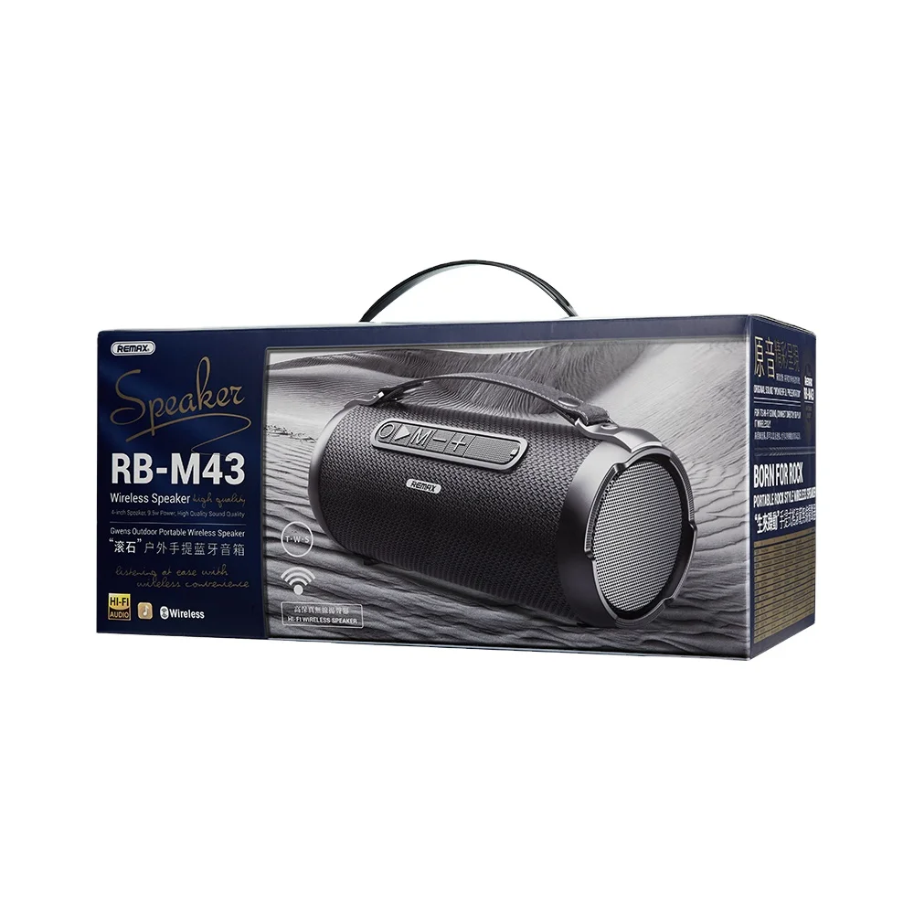 Remax Outdoor Waterproof Professional Hi Fi Bass Car Boat Bluetooth Speaker