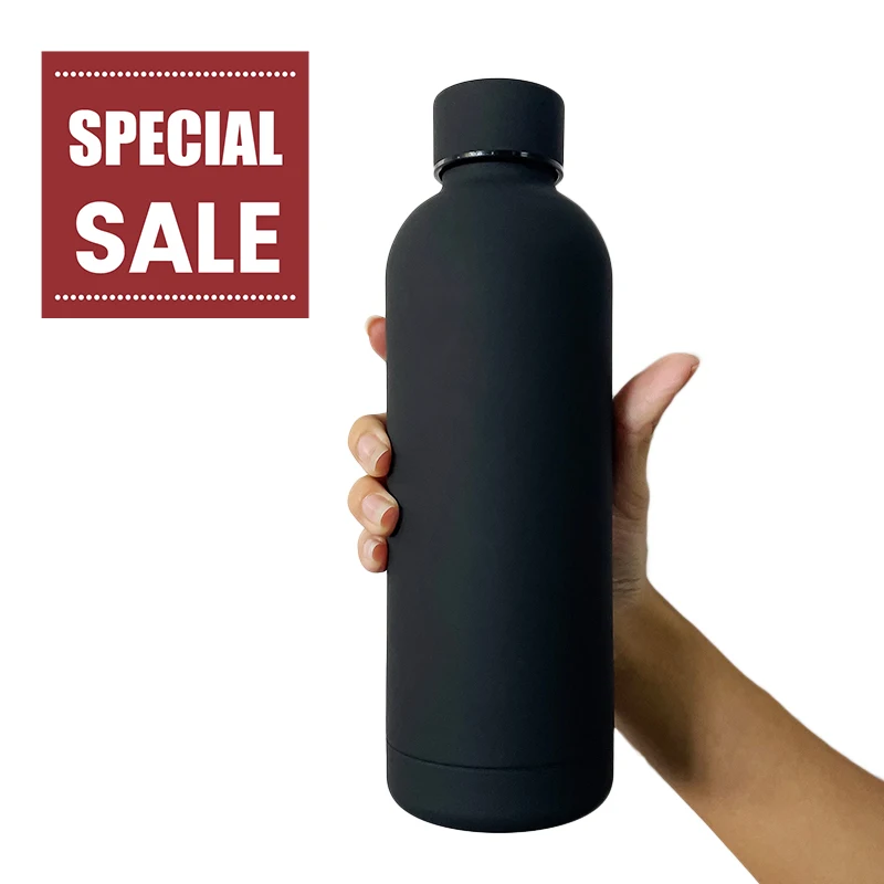 Botella Para De Agua Deportiva Acero Inoxidable Termo 500ml 17 oz Insulated Metal Stainless Steel Drink Gym Sports Water Bottle