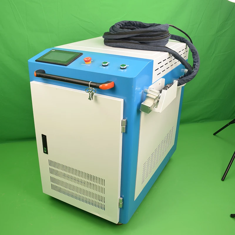 New 1000W Fiber Cleaning Machine Easy Operate Water Metal Wood Stone Aluminum Stainless Steel Paper Other Materials-from Max