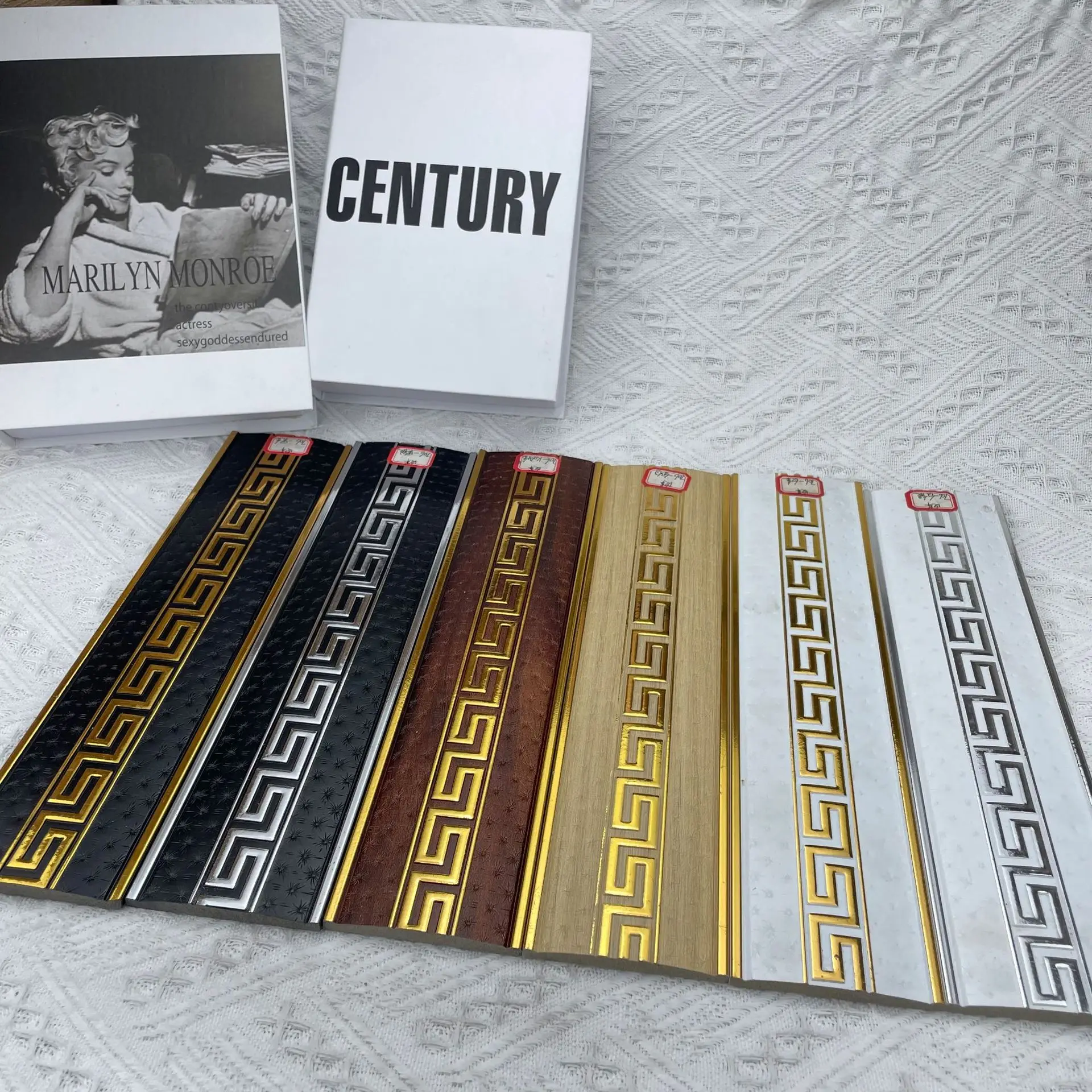 Custom wide polystyrene PS decorative wall ceiling molding lines profiles interior skirting wall waist line